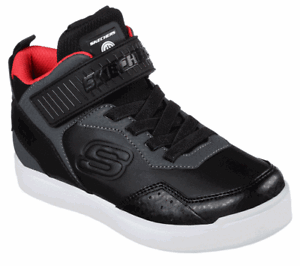 Boys Skechers 90613L S LIGHTS: ENERGY LIGHTS - MERROX Slip On Elastic Lace Shoes | eBay