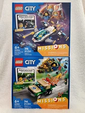 LEGO CITY 60353 Wild Animal Rescue Missions & 60354 Mars Spacecraft Exploration