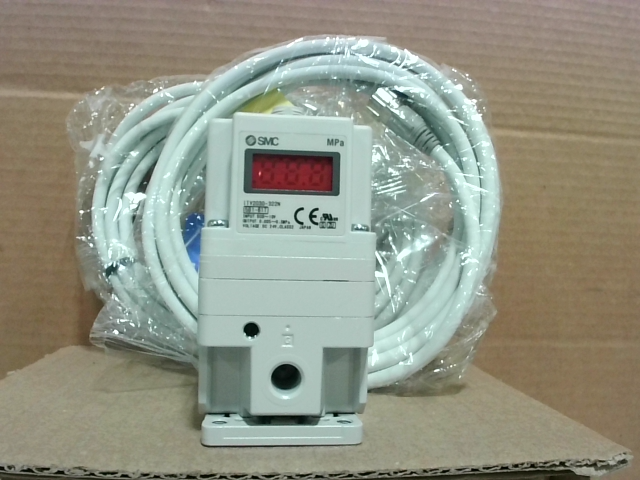 SMC IVT2030-322N Pneumatic Regulator w/ One (1) P398020-500-3 Cable-New In Box img