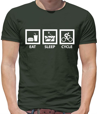 Eat Sleep Cycle - Herren T-Shirt - Radfahrer Biker Radsport Rennen Fan Liebe