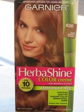 GARNIER HERBASHINE COLOR CREME HAIR COLOR 630 LIGHT GOLDEN BROWN/GOLDEN TEAK