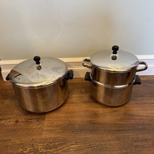 5Pc Vtg Farberware Aluminum Clad Stainless 8 ...