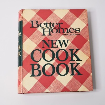 Better Homes & Gardens 'New Cook Book' Vintage Red Gingham Ring Binder Meredith
