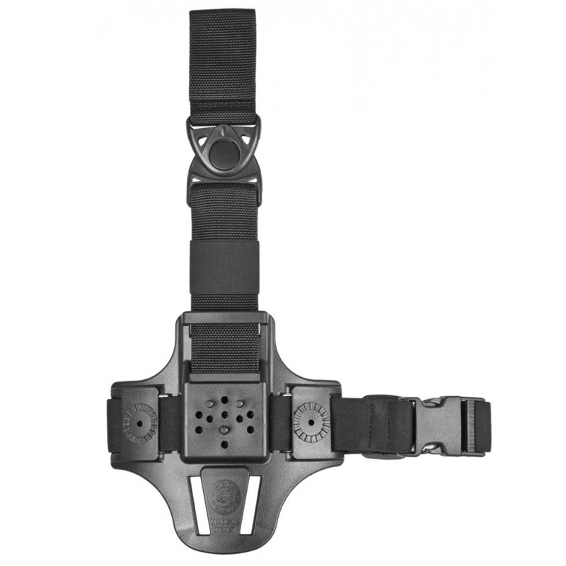 Plaque de cuisse compact 8K17 noir camouflage militaire pour matériel outdoor