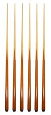 Set of 6 Pool Cues New 57" Real 4-Prong House Bar Billiard Pool Cue Stick