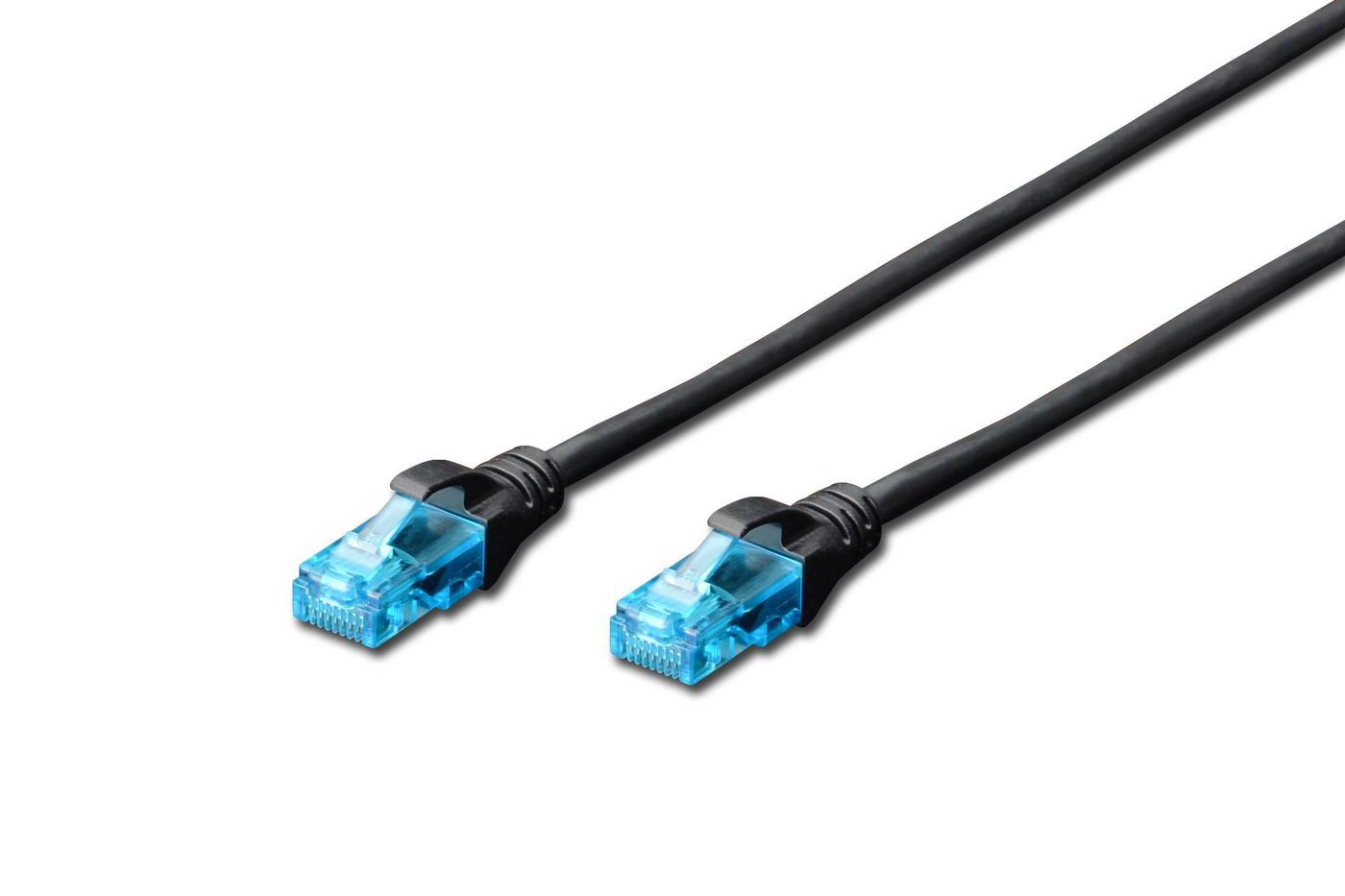 Digitus DK-1512-030/BL CAT 5e U-UTP patch cable. PVC