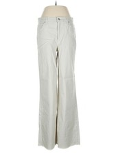 Lands' End Women Ivory Casual Pants 8