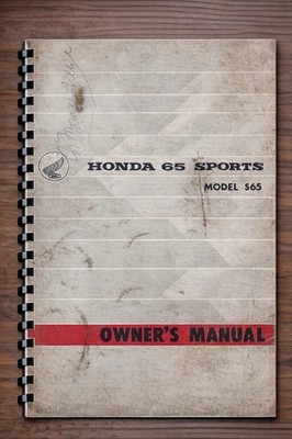 Honda 65 S65 1965 Werksanleitung 