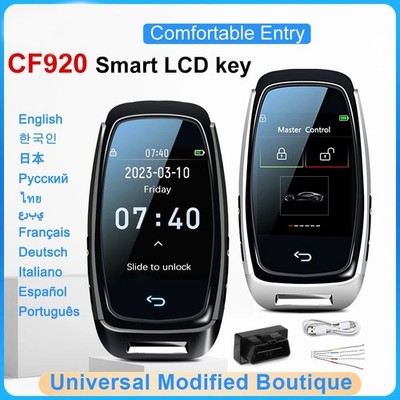   CF920 Universal Smart LCD Remote   Car Key Display Fob for Multiple Brands