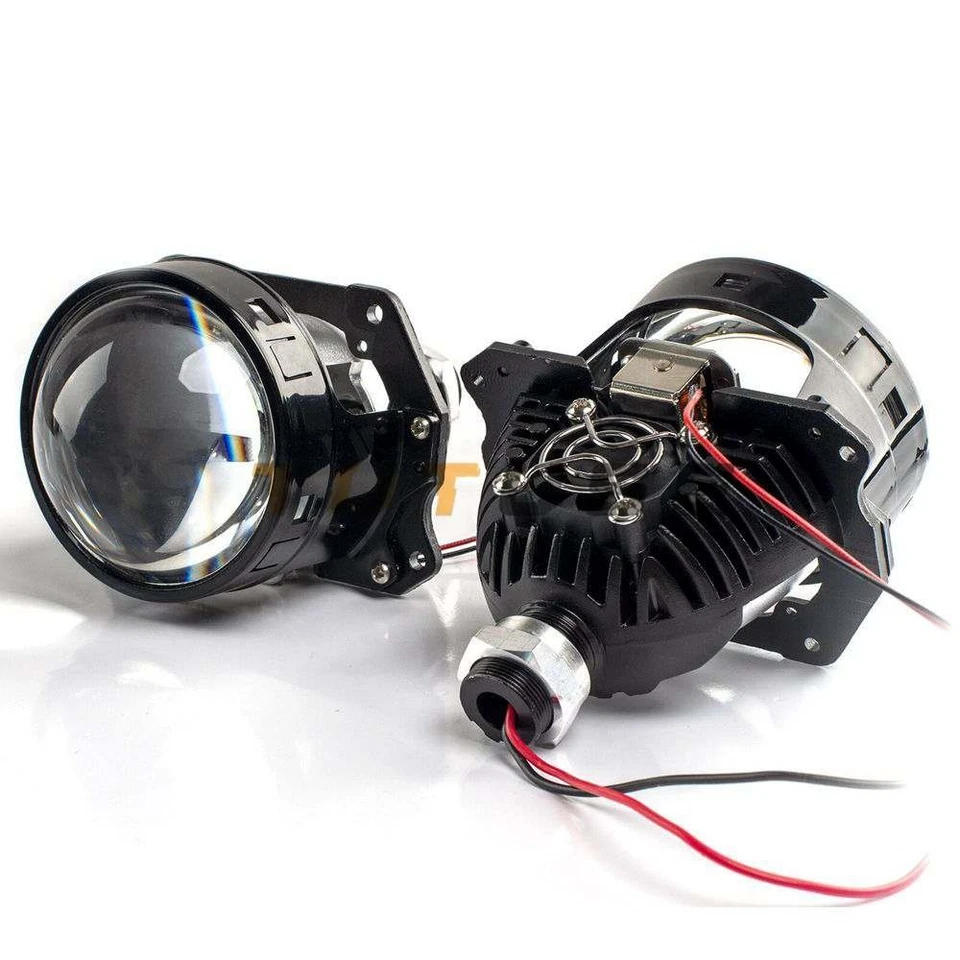 Lente Proyector 90W 3.0' Bi LED Espiral RGB Sábanas Ojo de Ángel Retrofit Universal Foto 2 de 4