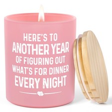 Gifts for Her, 10 oz Lavender Vanilla Scented Candle, Anniversary, Christmas,...