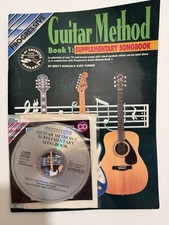 Guitar Method Book Lessons One Supplementary Songbook with CD