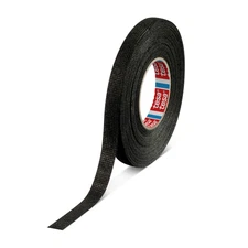 tesa PET Fleece Wire Harness Tape (51608): 3/8 in. x 16.4 yds. (Black)