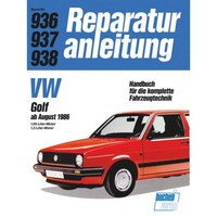 VW Volkswagen Golf (Ii) 2 Typ 19E 1986-1992 Reparaturhandbuch Bucheli Verlag