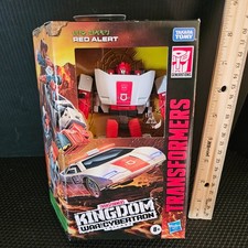 Transformers Kingdom War Cybertron RED ALERT Deluxe Class Walgreens Exclusive
