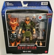 MASTERS OF THE UNIVERSE REVELATION MASTERVERSE MAN-AT-ARMS FIGURE FAST SHIPPING 