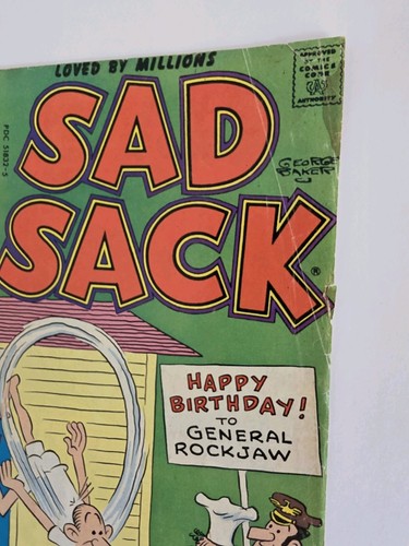 SAD SACK #263 3.5 VG- 1978 HAPPY BIRTHDAY! TO GENERAL ROCKJAW HARVEY COMICS - Picture 4 of 11