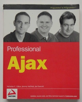 Professional Ajax, McPeak, Jeremy,Zakas, Nicholas C.,Fawcett, Joe, Very Good Boo