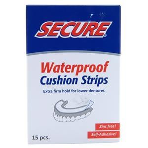 Закрепите протез клейкими прокладками-подушечками 15 полосок