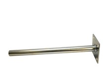 FNW 8-12 In Galvanized Adjustable Pipe Stand Made In USA FNW7755GX12 Support