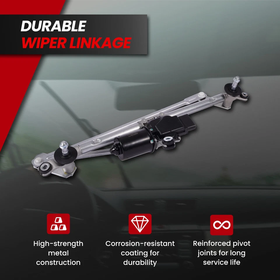 Wiper Linkage & Motor Assembly Fit Chevrolet Malibu Pontiac G6 Saturn Aura New - Image 2 of 4