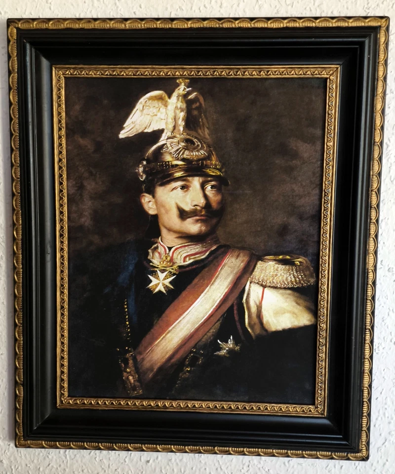 Wilhelm II.  in Uniform, letzter deutscher Kaiser u. letzter  König von Preußen - Bild 2 von 4