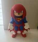 Sonic the Hedgehog Knuckles the Echidna Superman Costume Plastic Figure Red/Blue