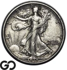 1917-S Walking Liberty Half Dollar, Rev. MM, Significant Key Date* Choice XF+/AU