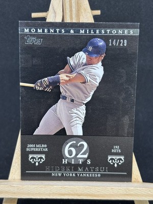 Hideki Matsui 2007 Topps M&M Black /29 Baseball Card #98 - New York Yankees