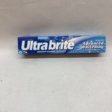 Ultra brite Advanced Whitening Toothpaste Clean Mint Anticavity 8 oz Old Stock