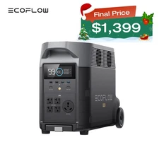 EcoFlow DELTA Pro 3600W Portable Power Station for Home Backup, RV, Camping, LFP