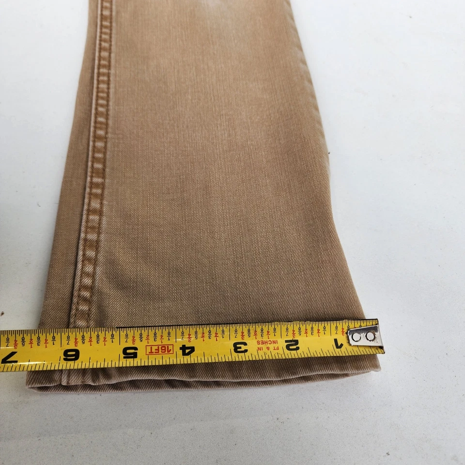 Calça jeans stretch masculina cáqui marrom bronzeado reta cintura ajustável escolar 8 Cat & Jack - Imagem 2 de 4