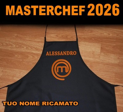 MASTERCHEF SCHÜRZE PERSONALISIERT BESTICKT Geschenkidee MASTERCHEF 2026