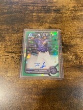 2022 Bowman Chrome Prospect Green Atomic Refractor /99 Juan Guerrero Auto