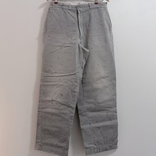 Pantalone da lavoro vintage anni 50 Penneys Big Mac invecchiato panno vela twill sanforizzato