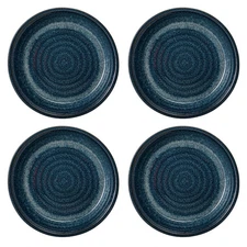 Casa Alegre Gemstone Lapis Lazuli Deep Plate, Set of 4