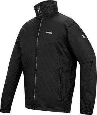 Herren Regatta Style Lyle IV Pack Away Regenjacke schwarz Gr. 4XL neu mit Etikett