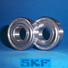 2 Kugellager 6002 ZZ / 2Z / Markenware SKF / 15 x 32 x 9 mm