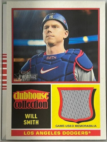 2025 Topps Heritage Clubhouse Collection Will Smith Relic Patch