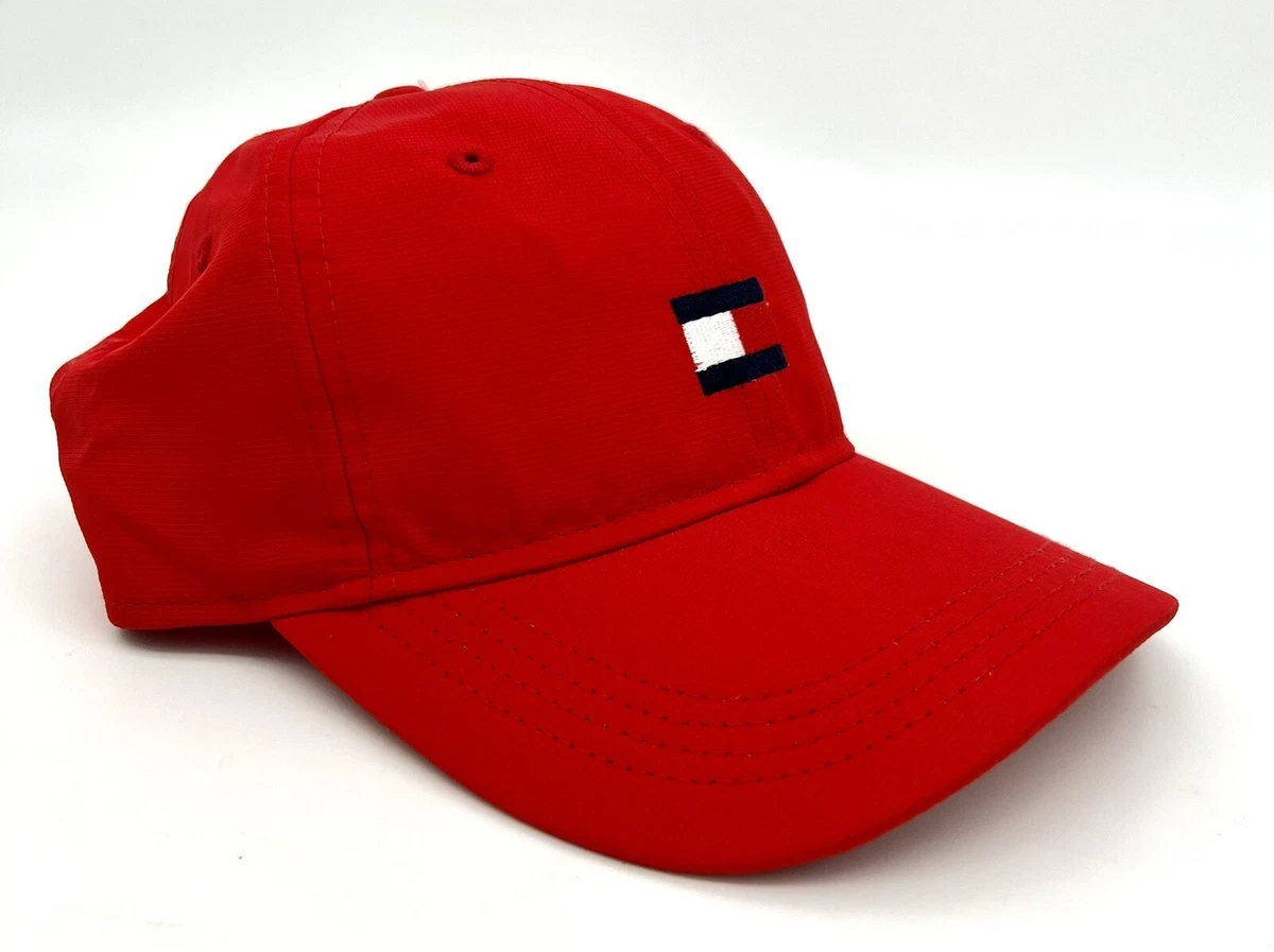 Tommy Hilfiger Mens Polyester Ardin Adjustable Baseball Cap Red
