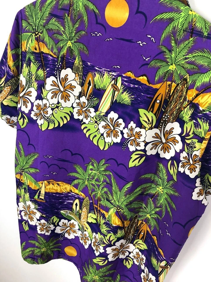 Camisa Hawaiana Camisa Multicolor Tommy Vercetti Estilo Vintage M Foto 4 de 4