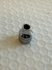 Snap On Tools 3/8" Drive 1/4" 6PT Shallow Chrome Socket FS081