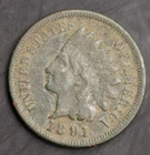 1891  Indian Head Penny - Beautiful Good Coin
