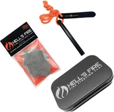 Sophos Survival Hell's Fire Fire Starting Kit Clay Striker Waterproof Windproof