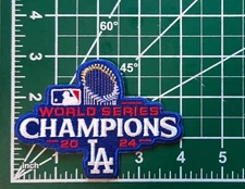 LA Dodgers 2024 World Series Champs 4" Iron/Sew Patch~ Free Tracking!