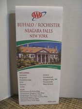 AAA Buffalo/ Rochester/ Niagara Falls New York - Vicinity Series- Road Map- 2008