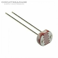 set of 2 Photoresistor GL5528 LDR Photo Resistor Light Dependent Resistor 5mm