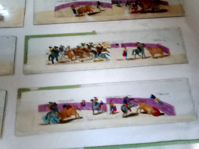 LOT 14 PLAQUES De LANTERNE MAGIQUE VERRE LACTALE D ARGENT BATEAUX Epoque 1900 Imgx1200 3139