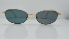 Vintage Charmant CH8254 Pink Gold Metal Oval Sunglasses FRAMES ONLY Japan