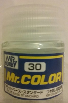 Gunze Sangyo ''Mr Color'' acrylic paint. C-30 Flat Base, 10ml. 